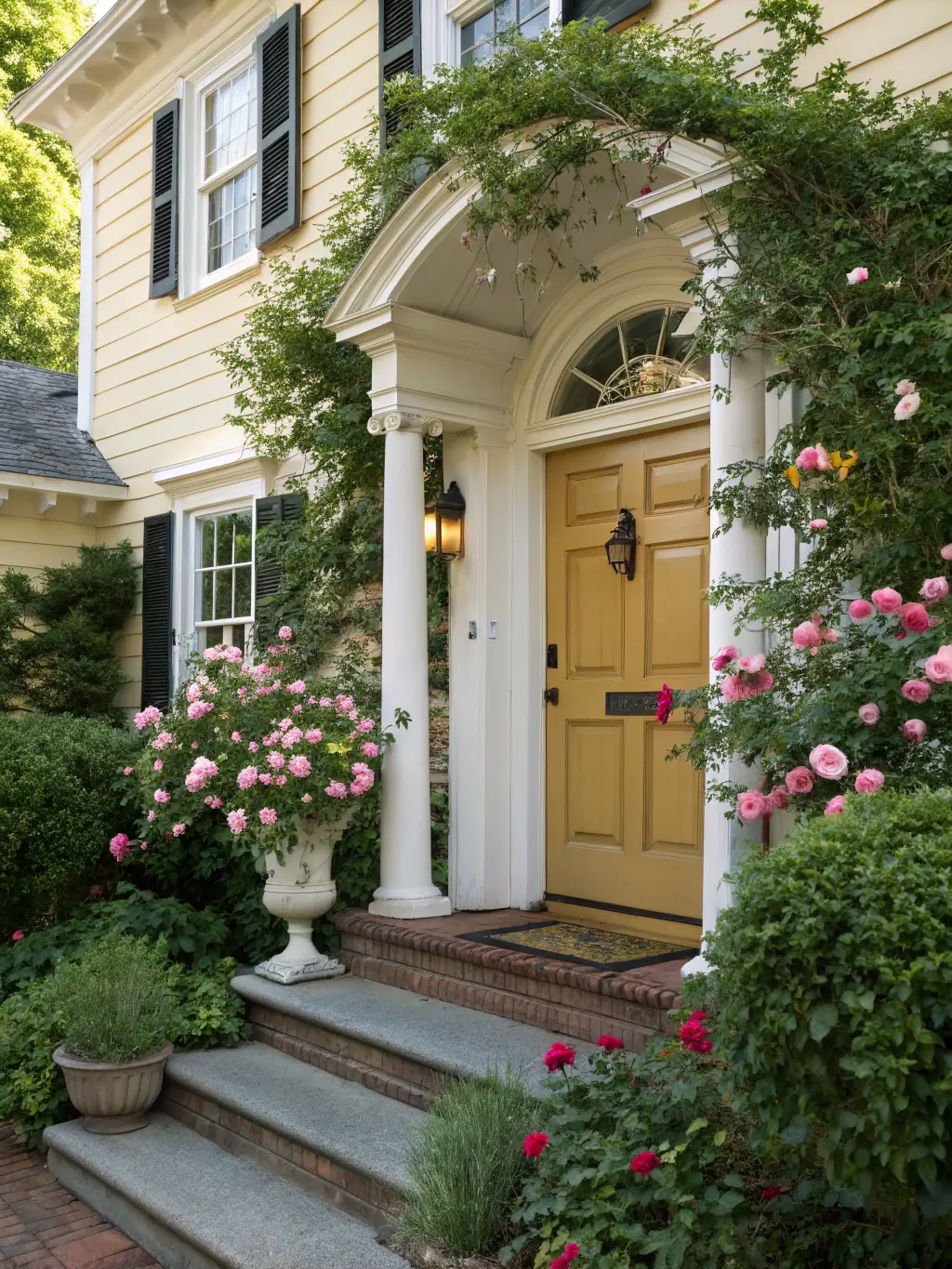 A photo of a home with newly installed doors and trim work by JM Construction Group, emphasizing the clean and polished finish.